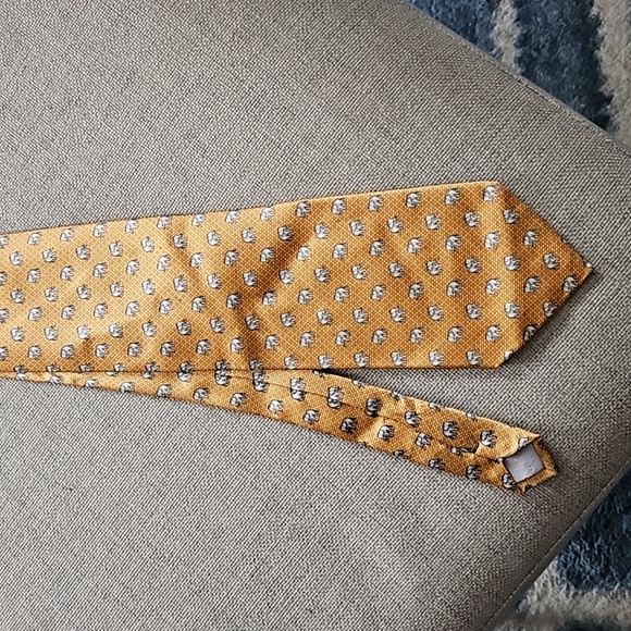 Vintage Millennium 2000 Year Elephant Tie Silk - Picture 1 of 5